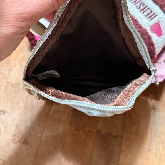 NEW Hershey Kiss Plush Slippers and Bag Set Big Pink Silver Hershey Kiss Dish - Picture 14 of 16